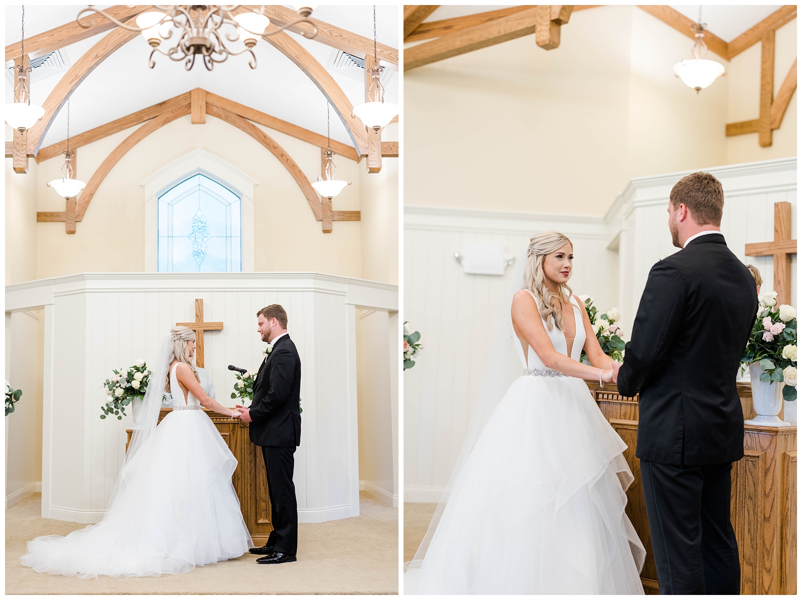 Indoor ceremony at Eagle Eye Golf Course