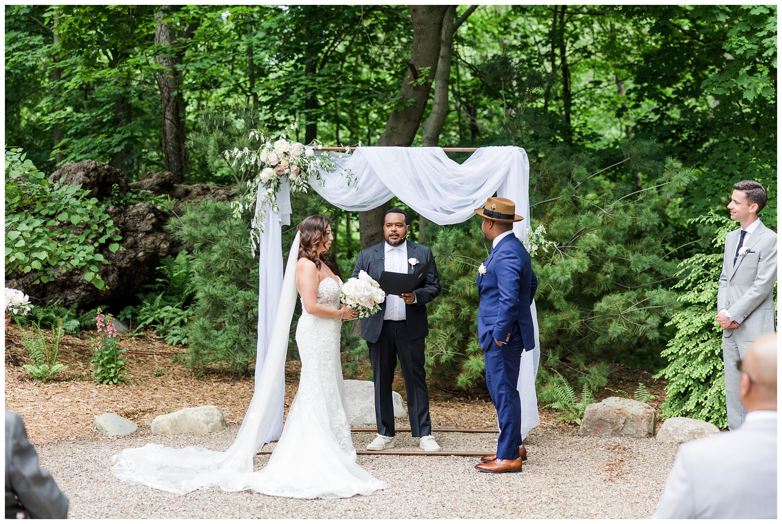 South Haven Creations Outdoor wedding ceremony