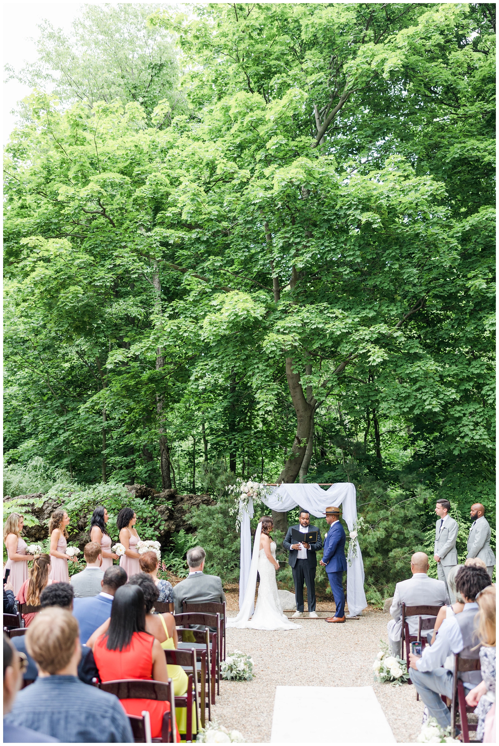 South Haven Creations Outdoor wedding ceremony