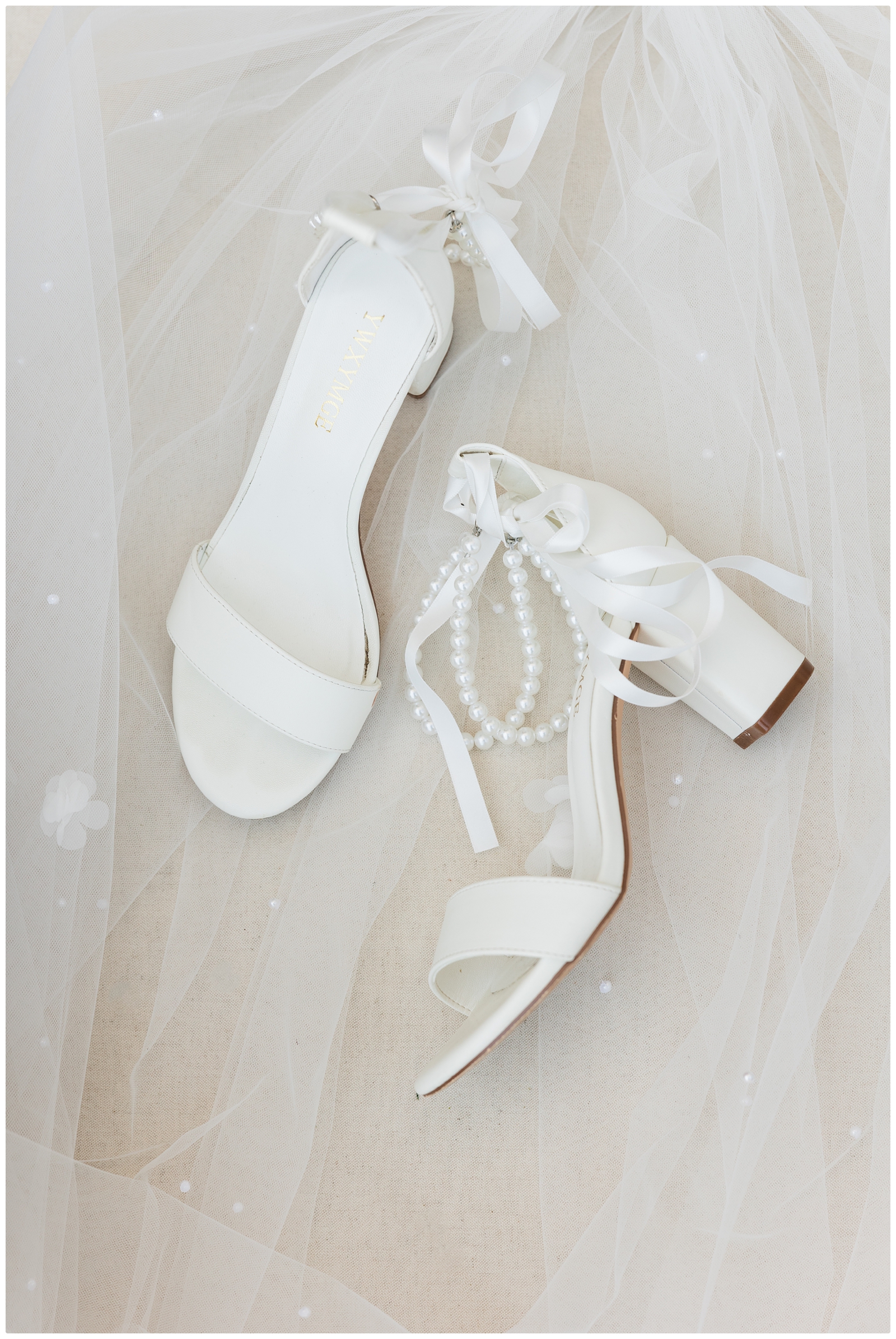 wedding shoes with pearls