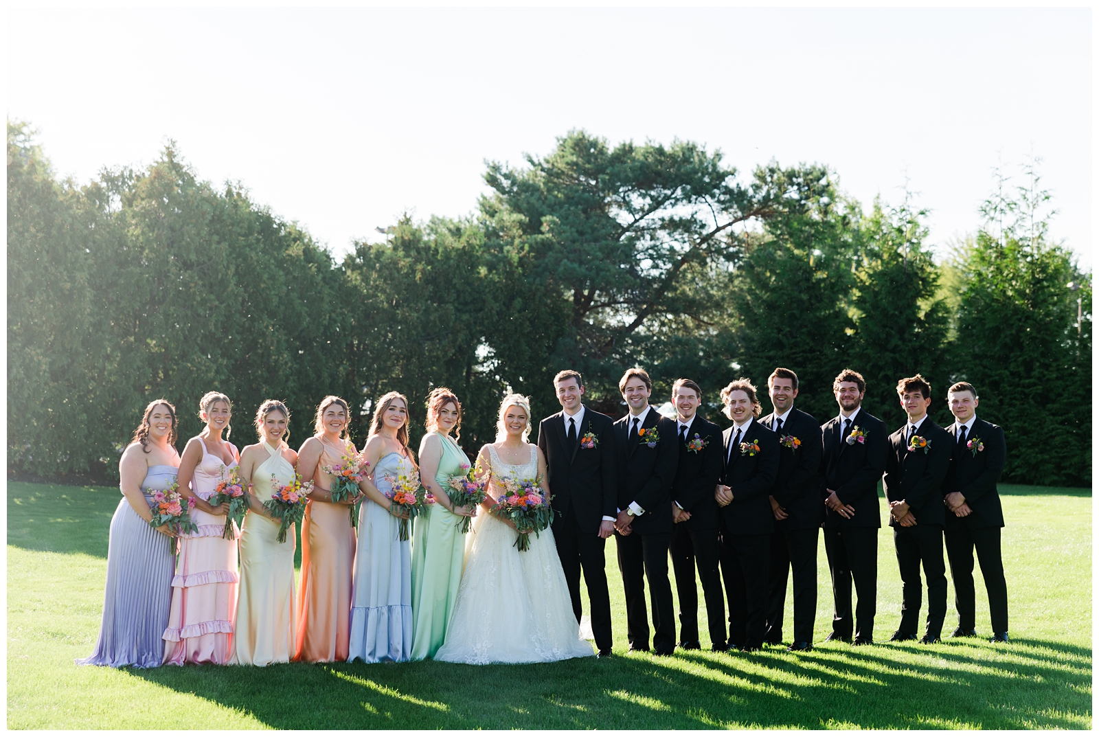 Greystone Golf Club & Banquet Center wedding party photo